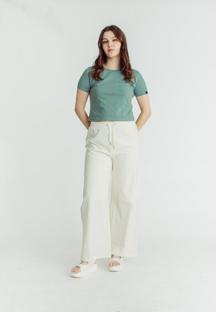 Mossimo Solene Sage Leaf Classic Cropped Fit Tee - Mossimo PH
