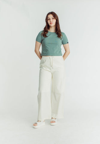 Mossimo Solene Sage Leaf Classic Cropped Fit Tee - Mossimo PH