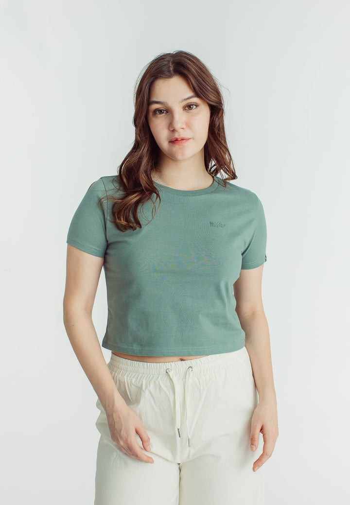 Mossimo Solene Sage Leaf Classic Cropped Fit Tee - Mossimo PH