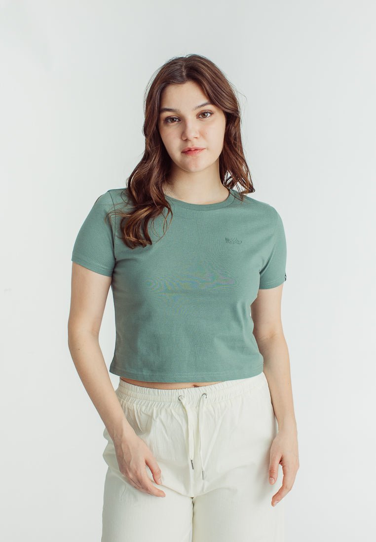 Mossimo Solene Sage Leaf Classic Cropped Fit Tee - Mossimo PH