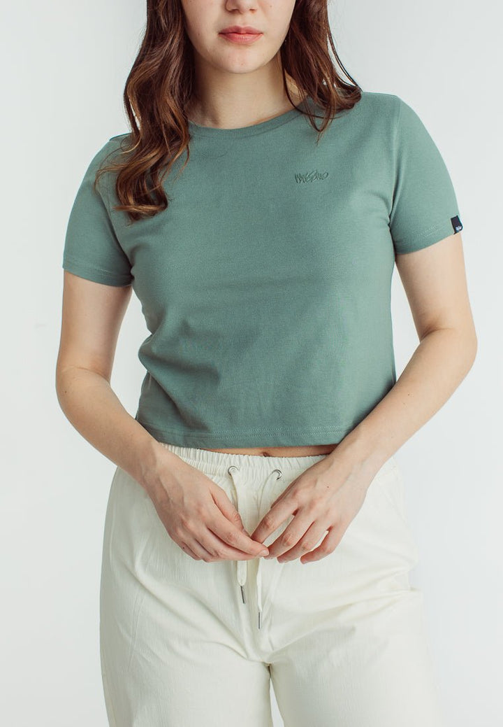 Mossimo Solene Sage Leaf Classic Cropped Fit Tee - Mossimo PH