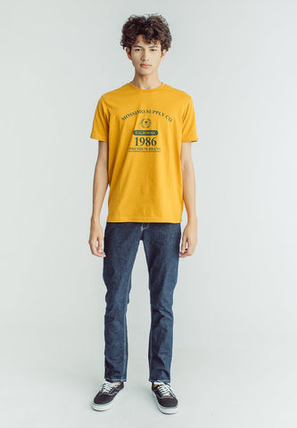 Mossimo Sunflower Basic Round Neck Classic Fit Tee with Flat Print - Mossimo PH