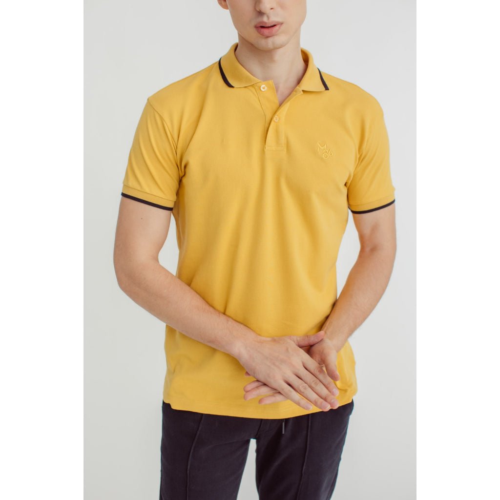Mossimo Thedeo Polo Shirt with Back Print Tipping and Embroidery Classic Fit - Mossimo PH