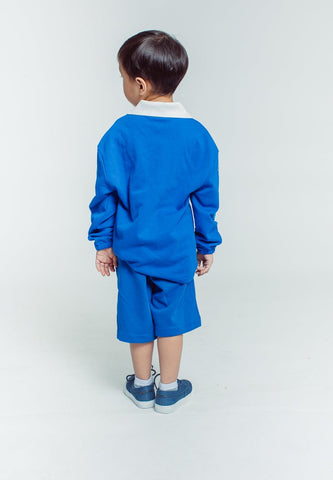 Mossimo True Blue Sesame Street Collared Longsleeve Kids Shirt - Mossimo PH