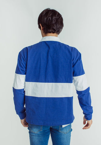 Mossimo True Blue White Sesame Street Comfort Fit Baseball Shirt with Patch Embroidery - Mossimo PH