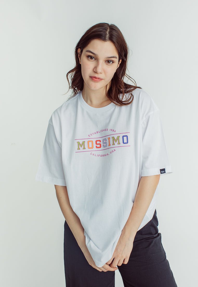Mossimo White Shyne Oversized Fit Tee - Mossimo PH