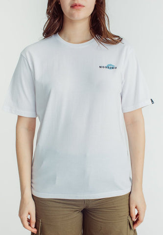 Mossimo White with Lips Flat Print Modern Fit Tee - Mossimo PH