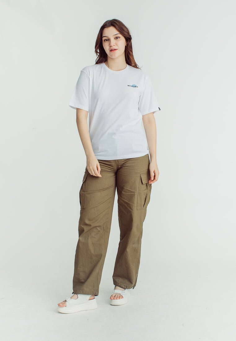 Mossimo White with Lips Flat Print Modern Fit Tee - Mossimo PH