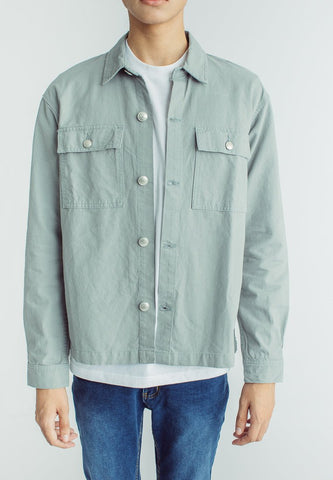Mossimo Xander Light Gray Oversized Jacket - Mossimo PH