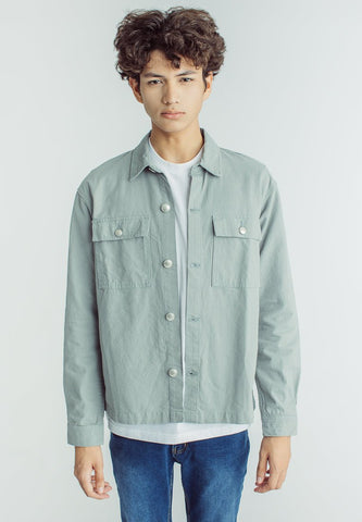 Mossimo Xander Light Gray Oversized Jacket - Mossimo PH