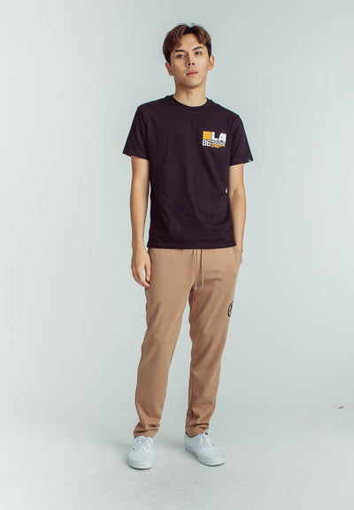 Muscle Fit Basic Round Neck Tee with High Density Print Tee - Mossimo PH