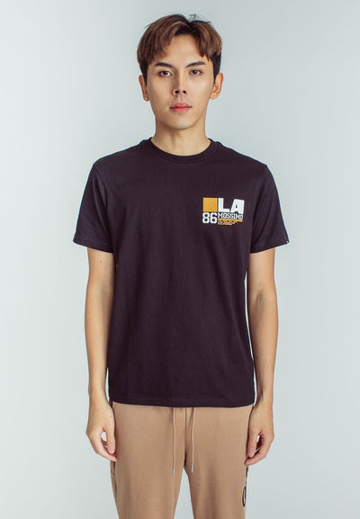 Muscle Fit Basic Round Neck Tee with High Density Print Tee - Mossimo PH