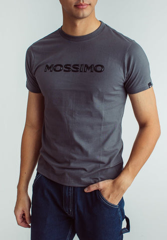 Muscle Fit Tee Basic Round Neck with 3D Silicon Heat Transfer - Mossimo PH