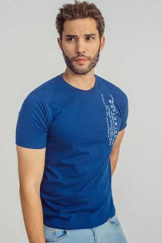 Muscle Fit Tee with Flat Print - Mossimo PH