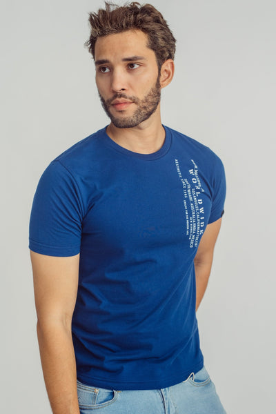 Muscle Fit Tee with Flat Print - Mossimo PH