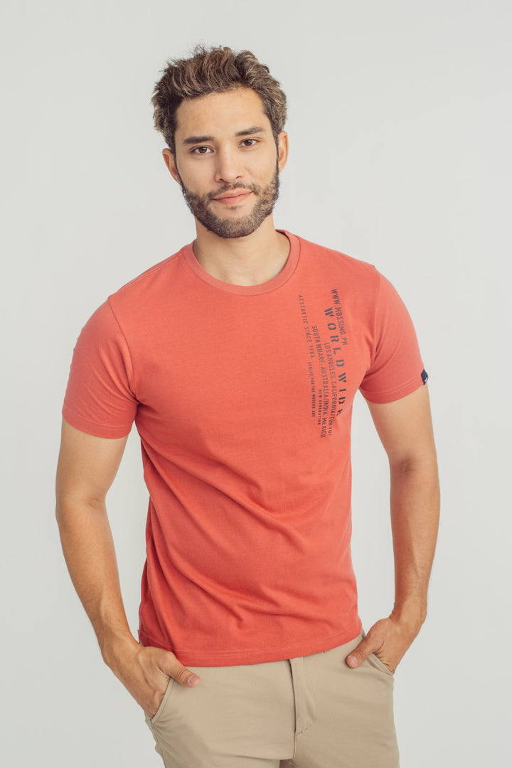 Muscle Fit Tee with Flat Print - Mossimo PH