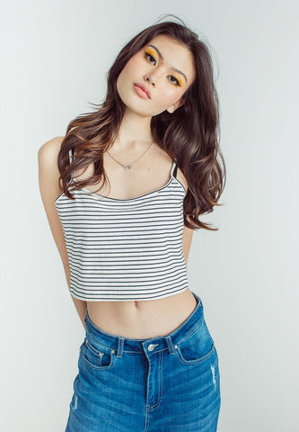 Nadine Stripe Cropped Tank Top - Mossimo PH