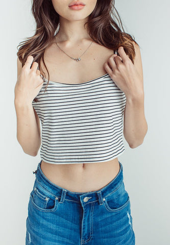 Nadine Stripe Cropped Tank Top - Mossimo PH