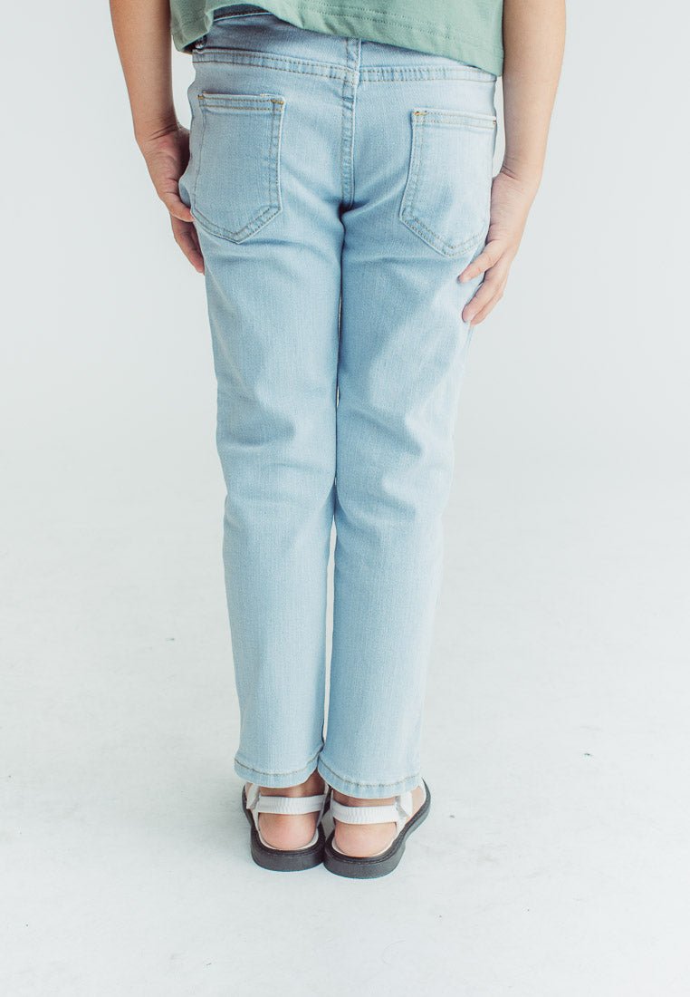 Nathalie Light Blue Skinny Five Pocket Jeans - Mossimo PH
