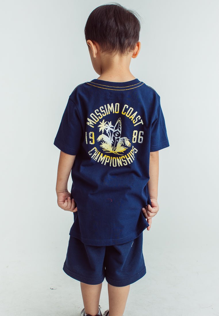 Navy Blue Coast Boys Basic Graphic Tshirt - Mossimo PH
