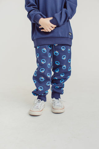 Navy Blue Cookie Monster Pullover and Jogger Kids Set - Mossimo PH