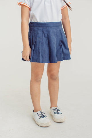 Navy Blue Girls Pleated Skirt - Mossimo PH