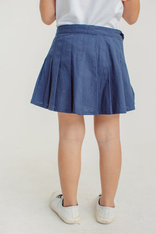 Navy Blue Girls Pleated Skirt - Mossimo PH