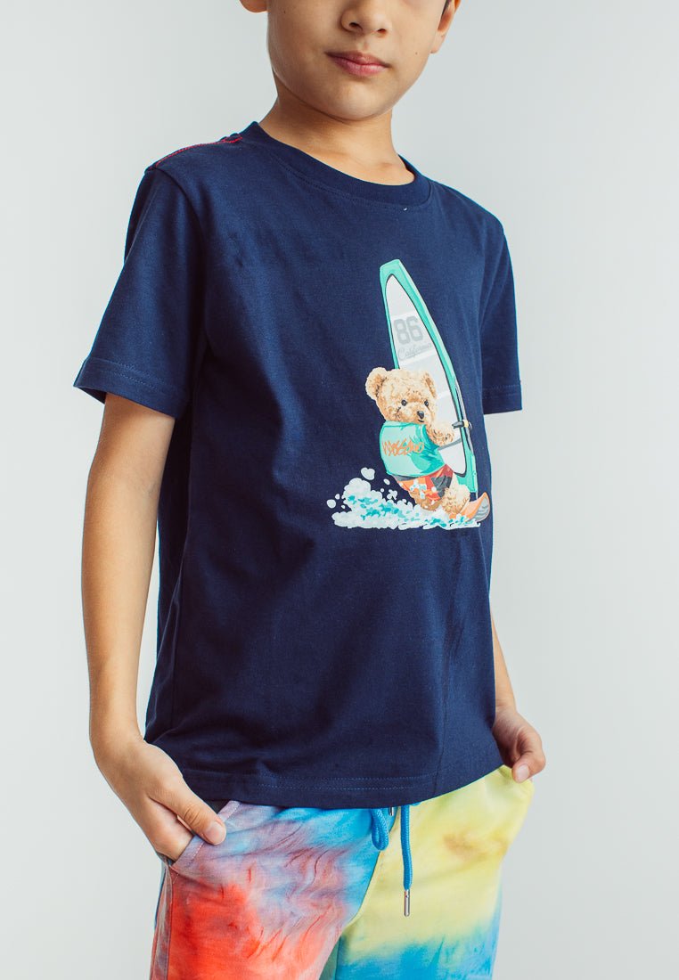 Navy Blue Mossimo Mossybear Graphic Tshirt - Mossimo PH