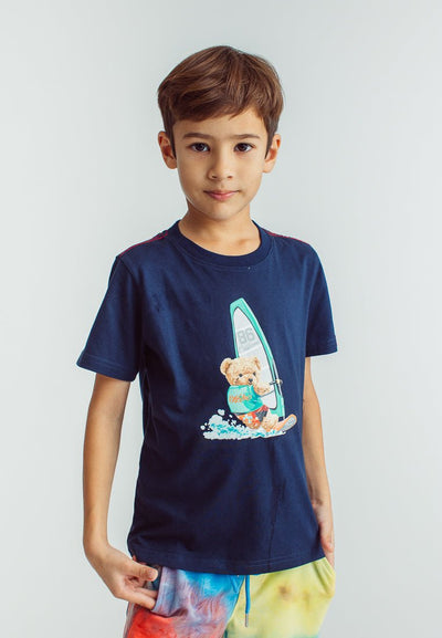 Navy Blue Mossimo Mossybear Graphic Tshirt - Mossimo PH