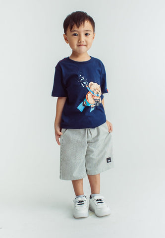 Navy Blue Mossybear Basic Tshirt - Mossimo PH
