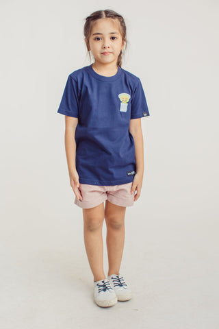 Navy Blue with Oscar the Grouch Basic Tshirt Kids - Mossimo PH