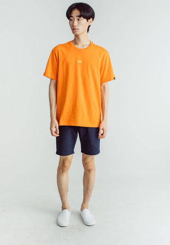 Nectarine Basic Round Neck with Small Embroidery Branding Modern Fit Tee - Mossimo PH