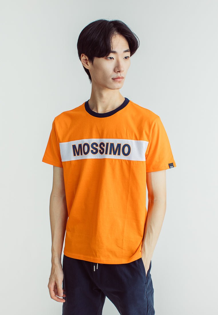 Nectarine Classic Fit Basic Round Neck Tee with Cut, Sew and Flat Print - Mossimo PH