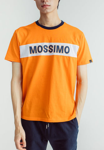 Nectarine Classic Fit Basic Round Neck Tee with Cut, Sew and Flat Print - Mossimo PH