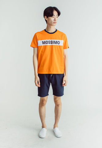 Nectarine Classic Fit Basic Round Neck Tee with Cut, Sew and Flat Print - Mossimo PH