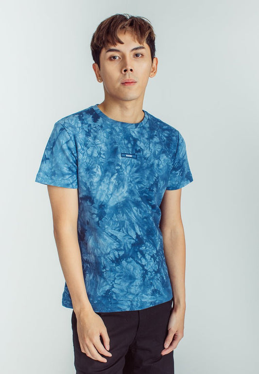 Nick Fashion Tie Dye Round Neck Tee with Patch Embroidery - Mossimo PH