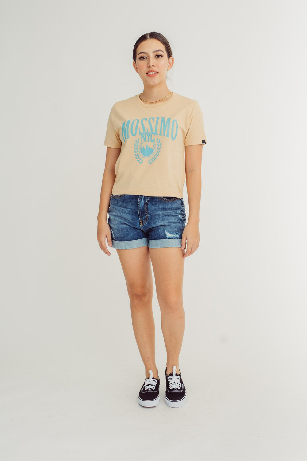 NYC Varsity Big Branding Classic Cropped Tee - Mossimo PH