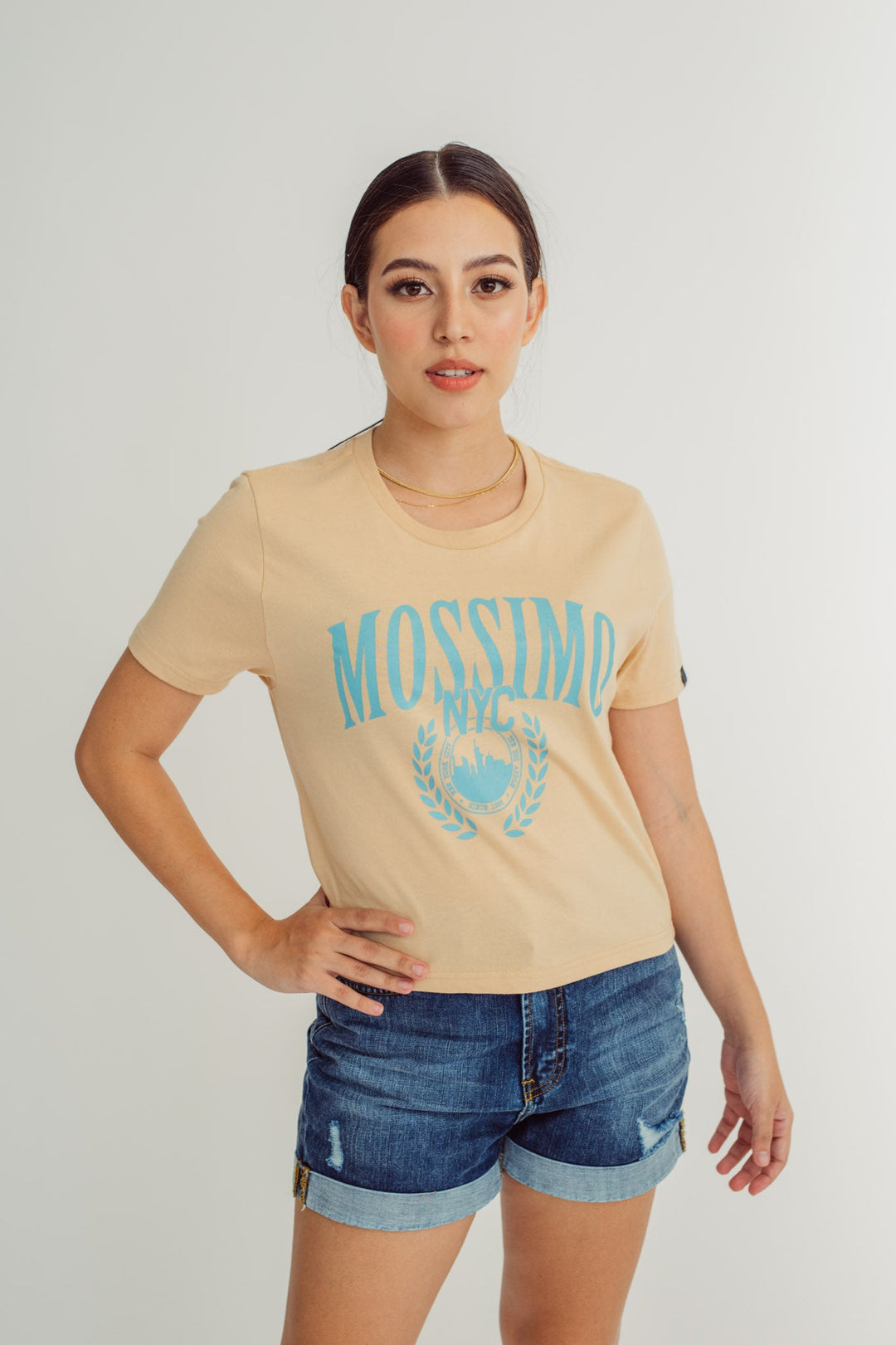 NYC Varsity Big Branding Classic Cropped Tee - Mossimo PH