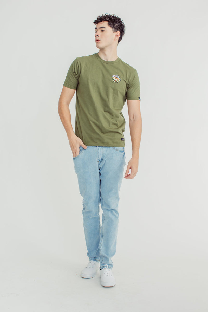 Olive Sesame Street with Oscar Head Classic Fit Tee - Mossimo PH