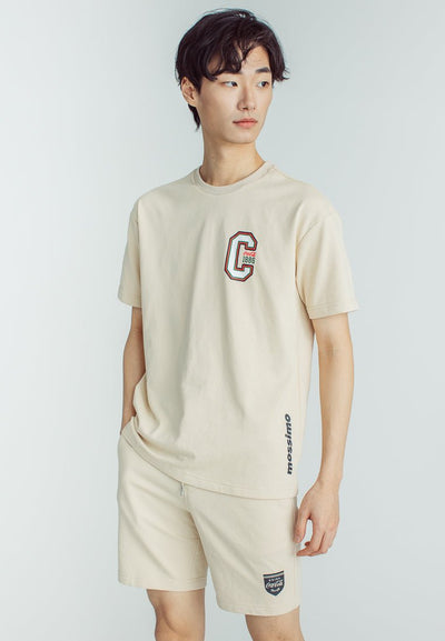 Pale Khaki Coca-Cola Urban Pullover and Slim Low Rise Short Set - Mossimo PH