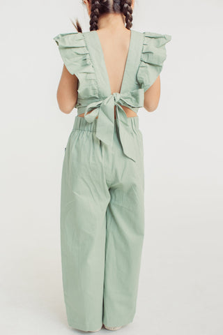 Pia Jade Open Back Sleeveless Wide Leg Pants Jumpsuit Girls Kids - Mossimo PH