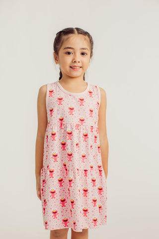 Pink Elmo Patterned Jersey Dress - Mossimo PH