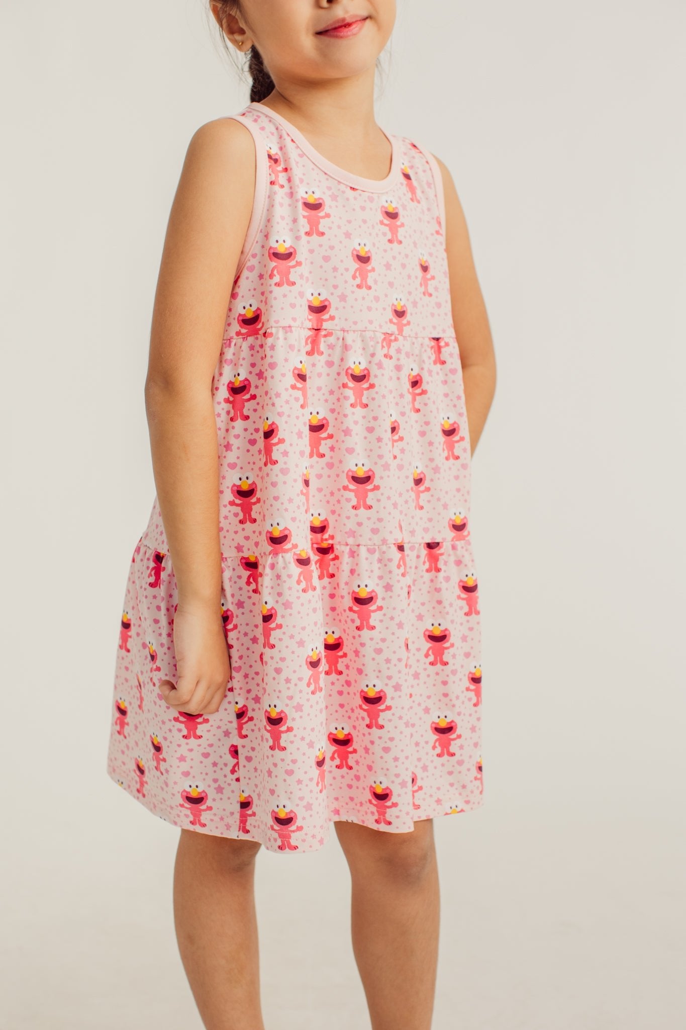 Pink Elmo Patterned Jersey Dress - Mossimo PH