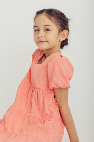 Pink Puff Sleeve Smock Dress Kids - Mossimo PH