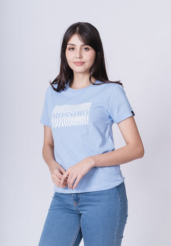 Placid Blue with Mossimo Flat Print Classic Fit Tee - Mossimo PH