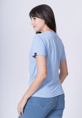 Placid Blue with Mossimo Flat Print Classic Fit Tee - Mossimo PH