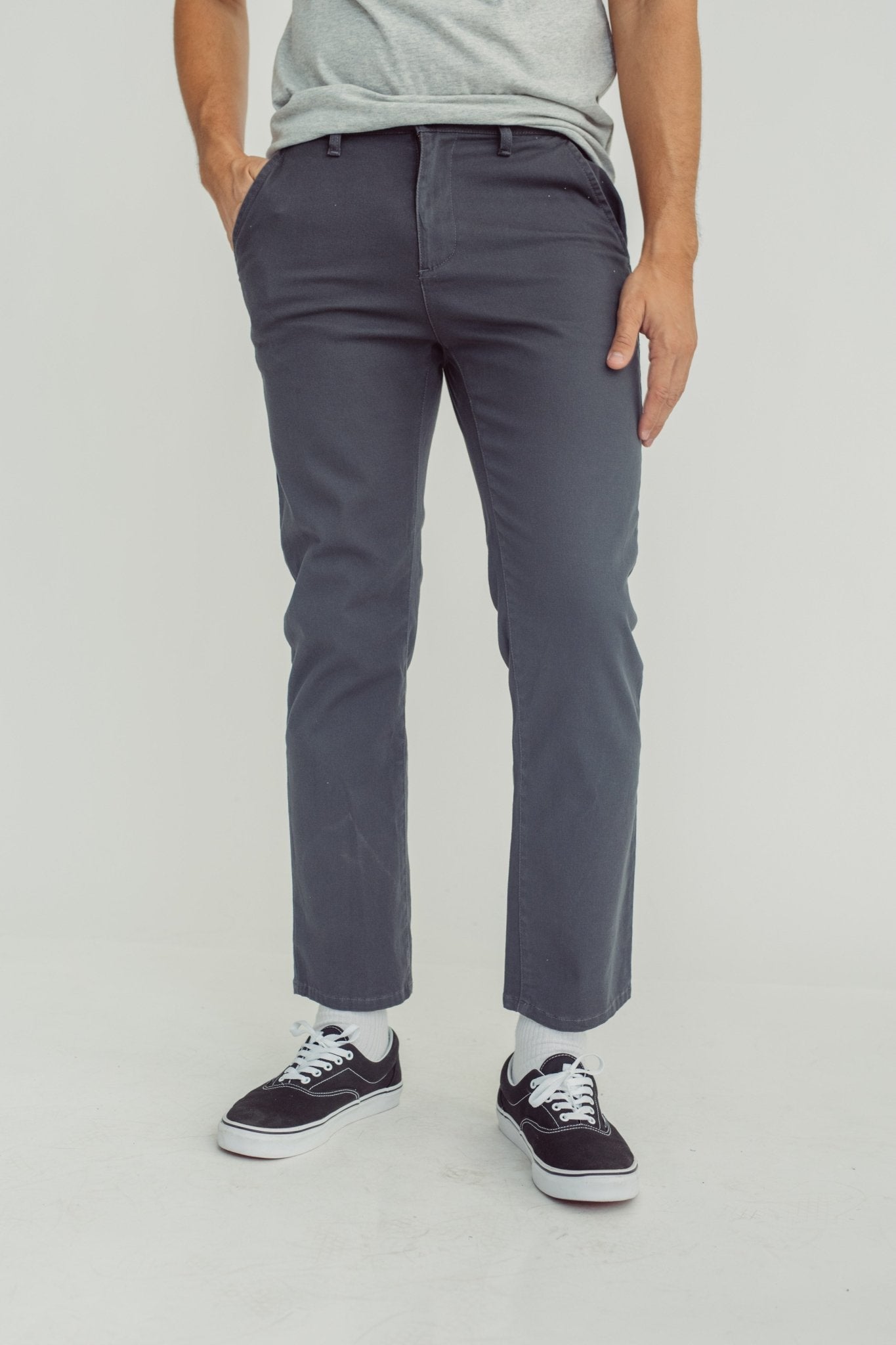Pleated Straight Cut Trousers - Mossimo PH