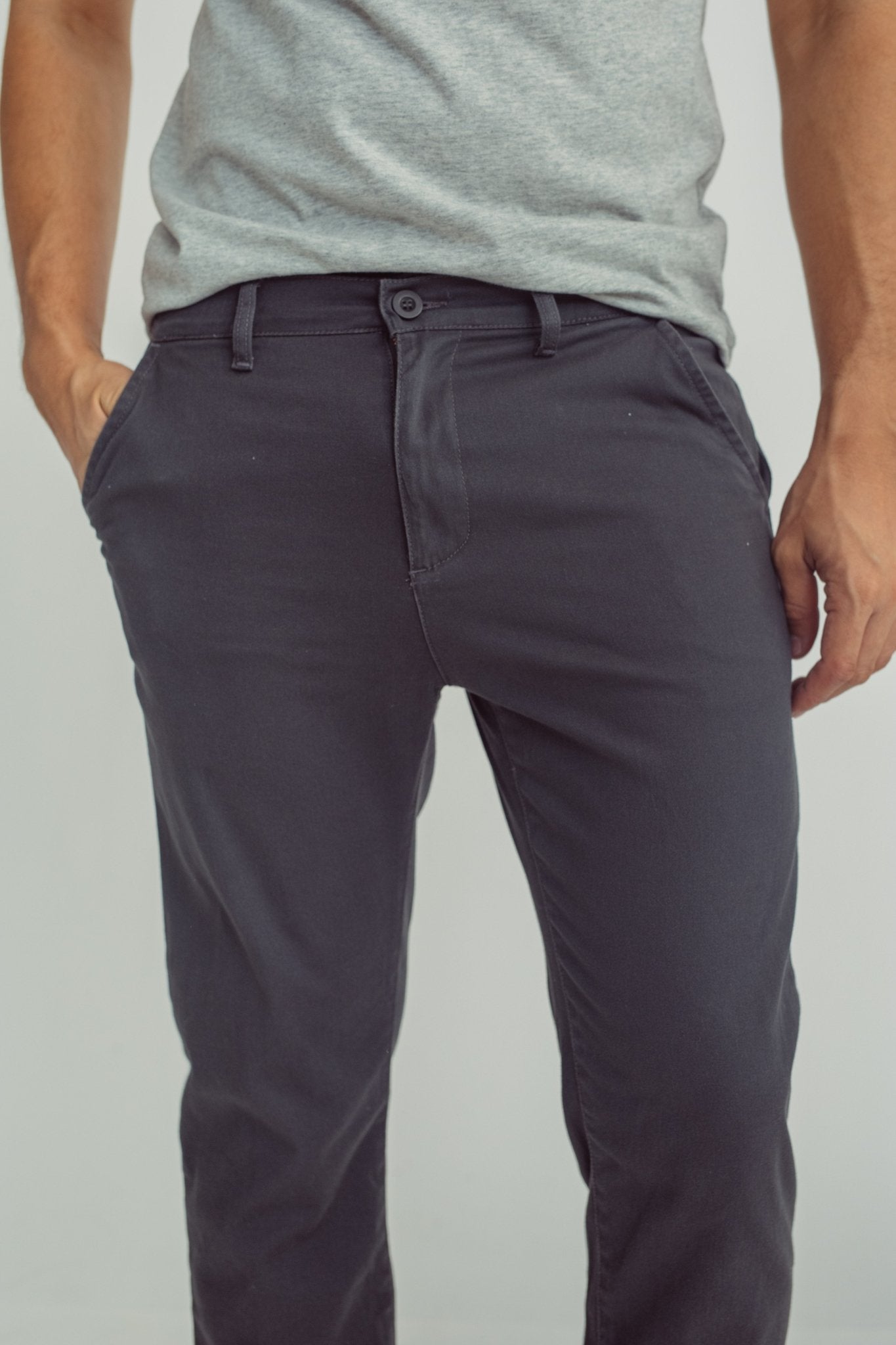 Pleated Straight Cut Trousers - Mossimo PH