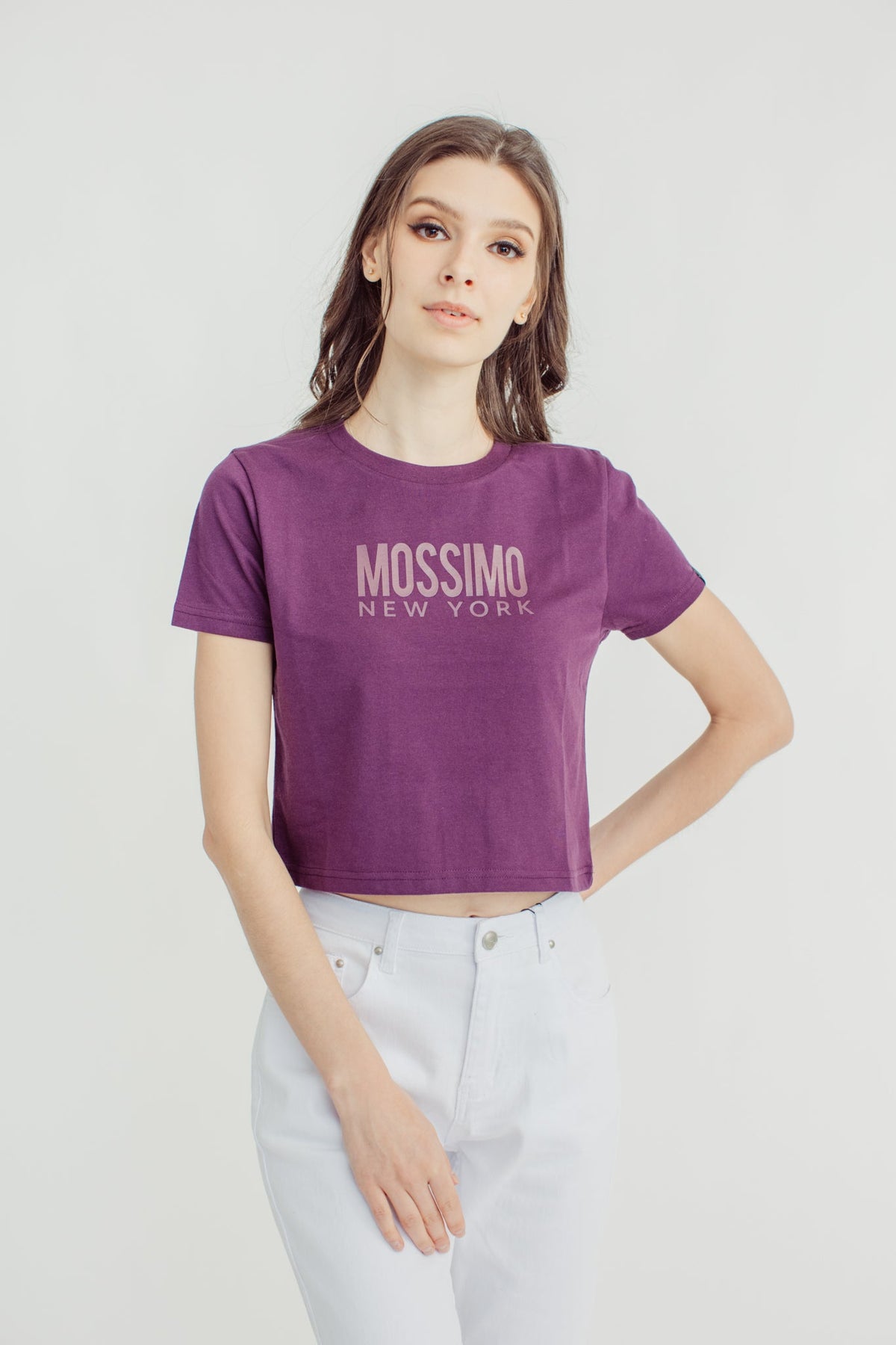 Potent Purple with Mossimo New York Classic Cropped Fit Tee - Mossimo PH