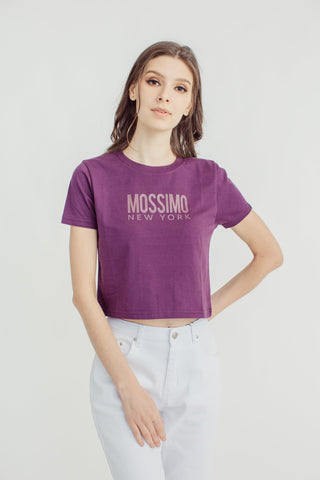 Potent Purple with Mossimo New York Classic Cropped Fit Tee - Mossimo PH